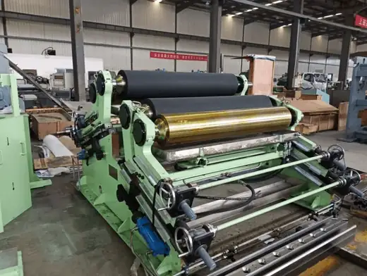 Roll coater applicator and pick up rolls
