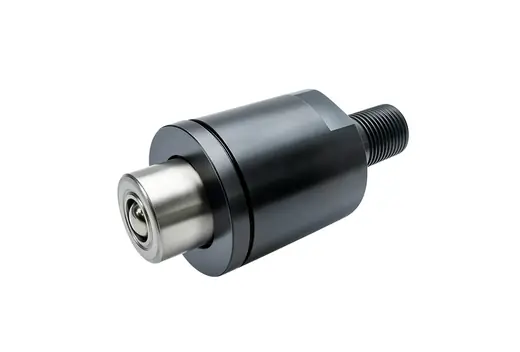 Roll end support with ceramic bead head