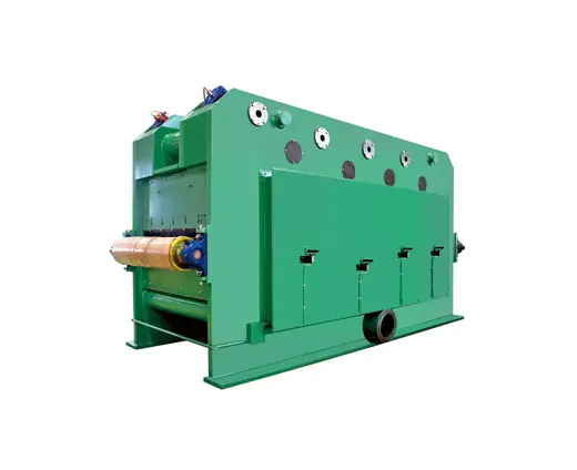 Scale breaker installation for wide aluminum strip