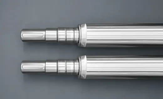 High precision straightening roll with ground surface
