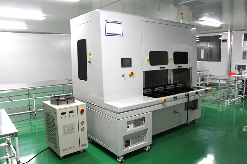 Production machines on the shop floor