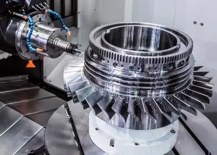 CNC machine running on the AS Precision floor