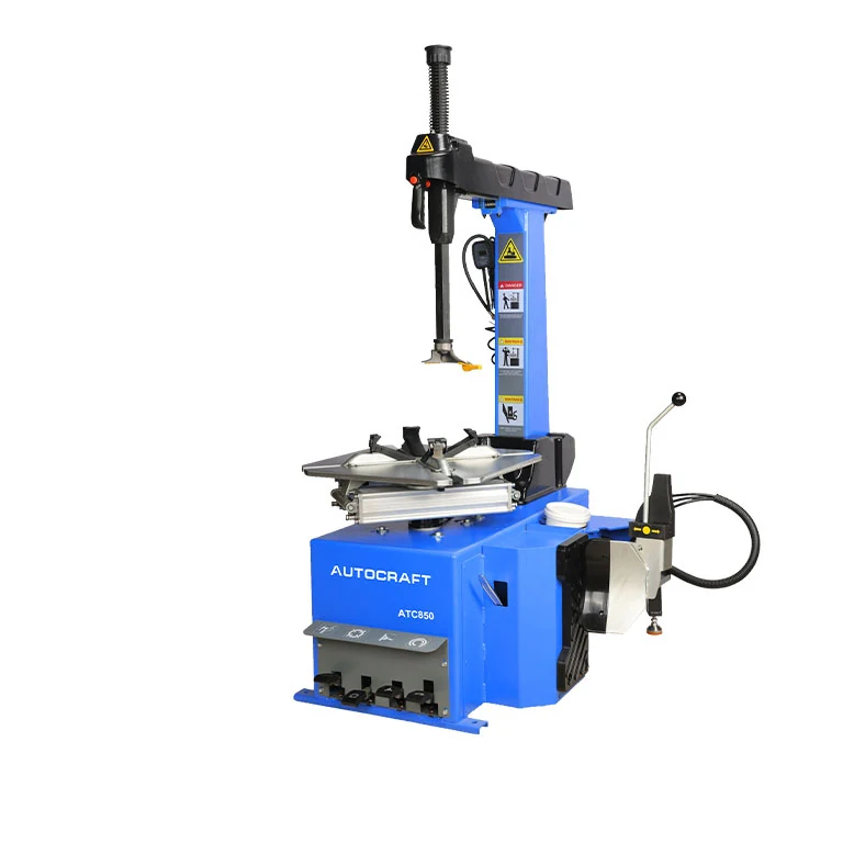 ATC850 tilting column tyre changer with pneumatic tyre shovel
