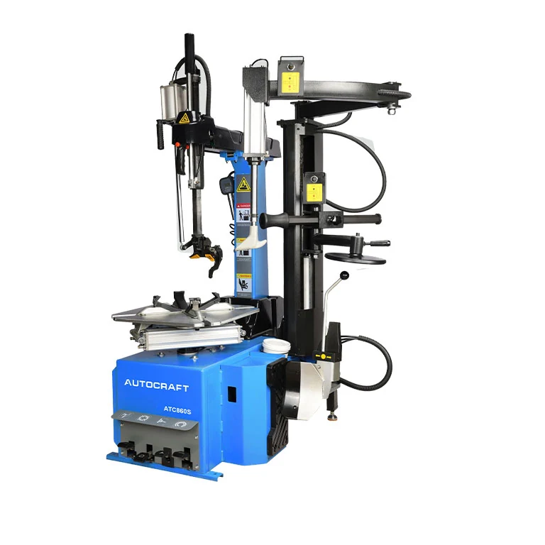 ATC860S tilting column tyre changer with pneumatic tyre lifting system