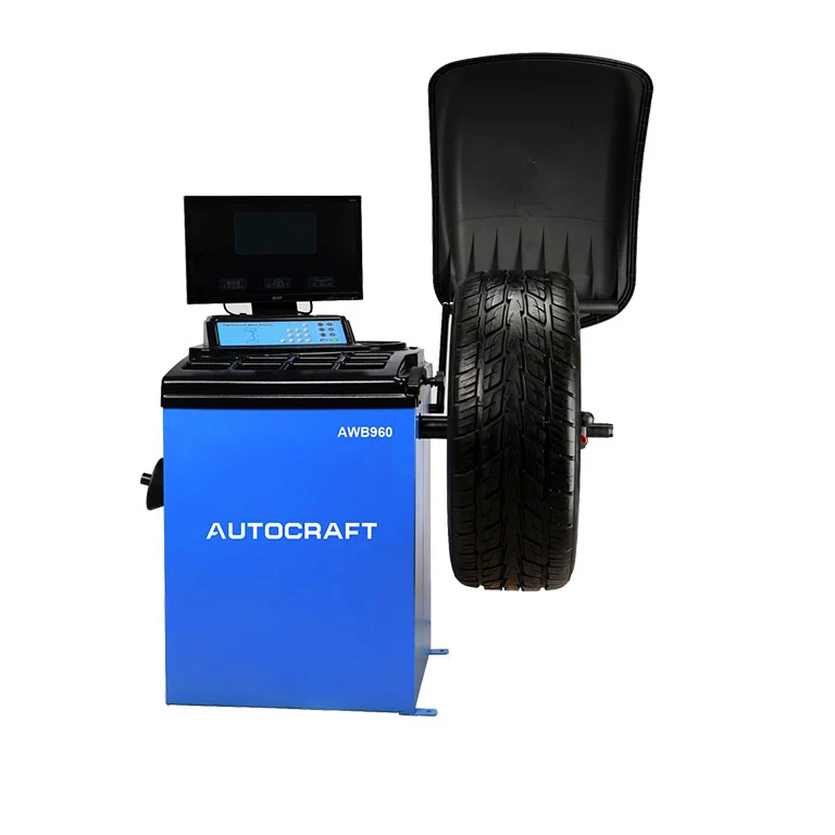 AWB960 wheel balancer with 20 inch LCD monitor