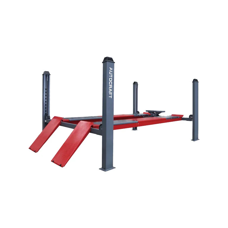 AFL40/40S four post lift for wheel alignment with runways raised