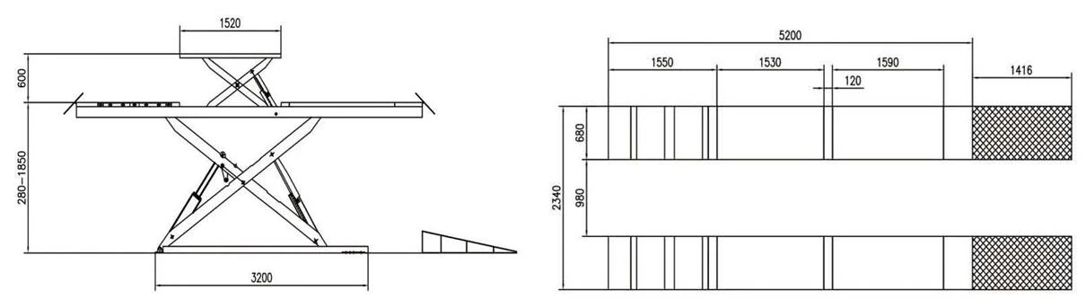 ASL50T specification table from the manufacturer