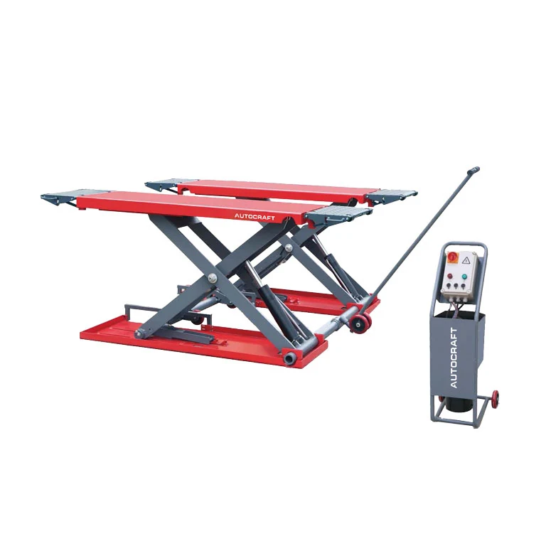 ASL30M middle rise scissor lift in the raised position
