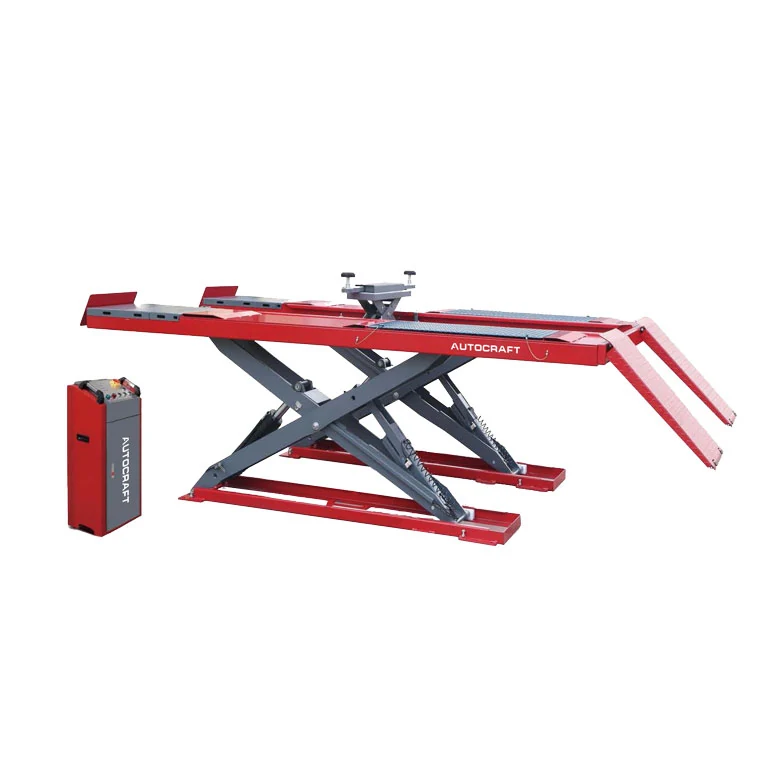 ASL40PT 4T ultra-thin pulley scissor lift raised