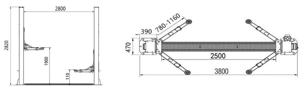 ATL40B specification table from the manufacturer