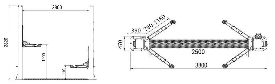 ATL40BA specification table from the manufacturer