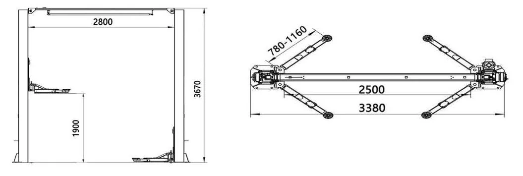 ATL40C specification table from the manufacturer