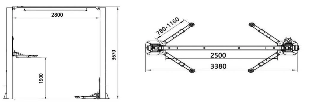 ATL40CA specification table from the manufacturer