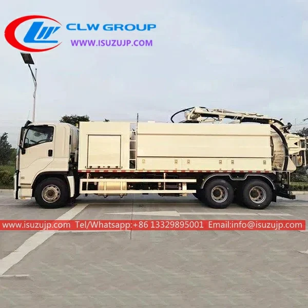 10 Wheel ISUZU GIGA 4000 Gallon Jet Vac Truck for Sale view 2