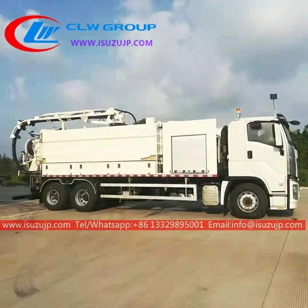 10 Wheel ISUZU GIGA 4000 Gallon Jet Vac Truck for Sale view 4
