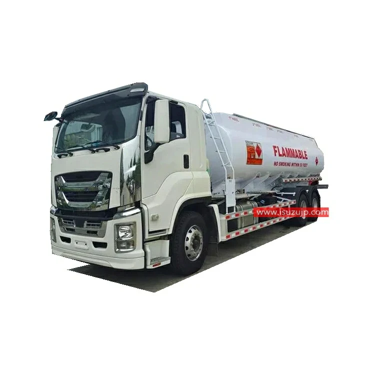 10 Wheeler ISUZU GIGA Flammable Tanker Truck view 5