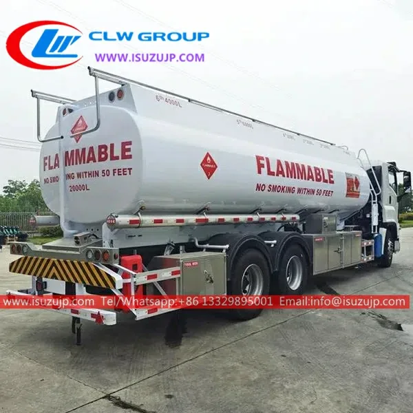10 Wheeler ISUZU GIGA Flammable Tanker Truck view 4