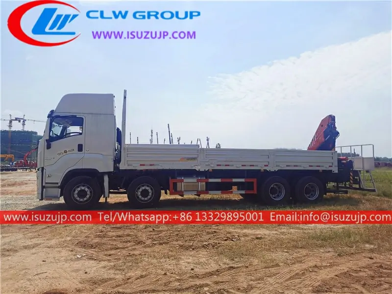 12 Wheel ISUZU GIGA Palfinger Knuckle Crane Lorry for Sale view 2