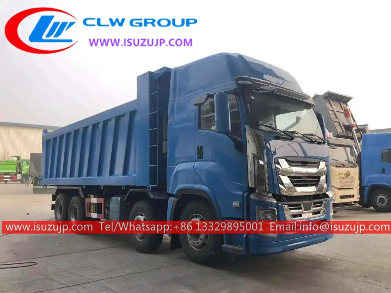 12 Wheeler ISUZU GIGA Forward Tipper Truck view 2