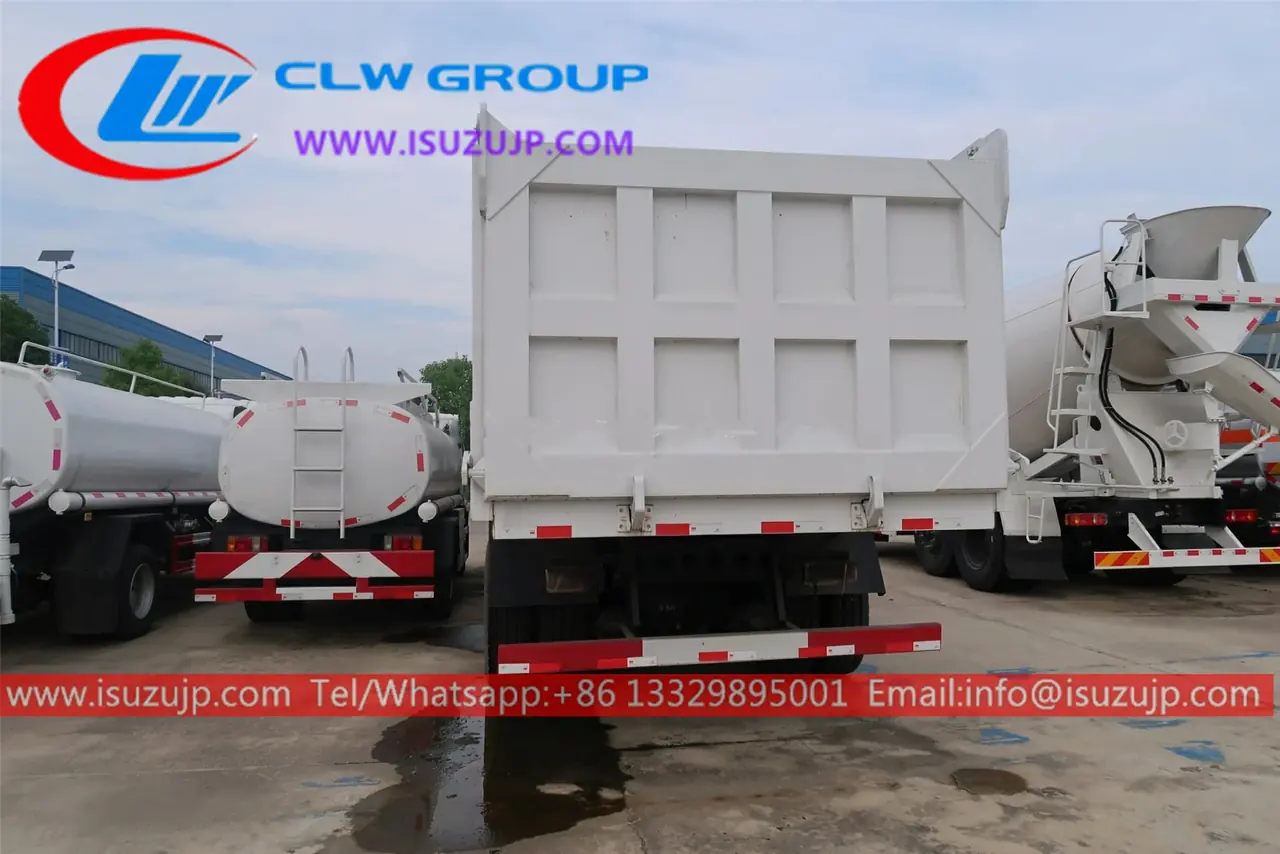 18cube Tri Axle Dump Truck for Sale view 4