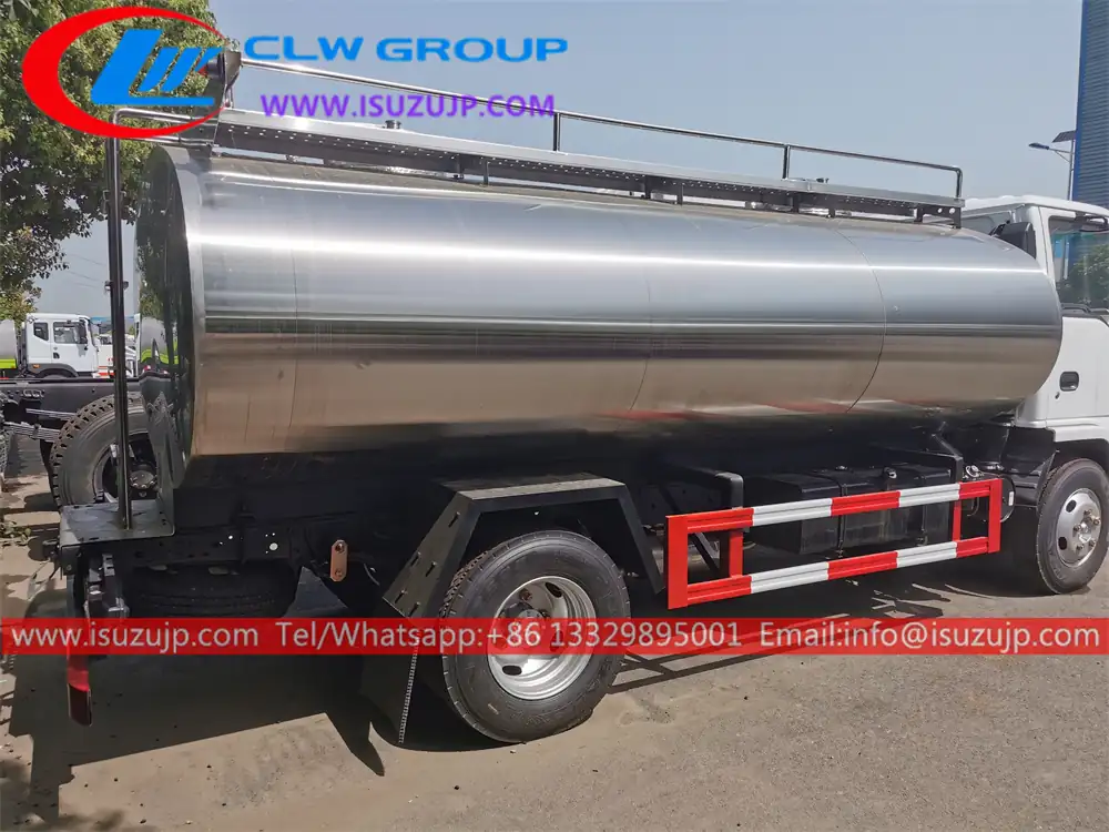 2023 Year ISUZU 120HP Mini Milk Transportation Truck for Sale Uganda view 4