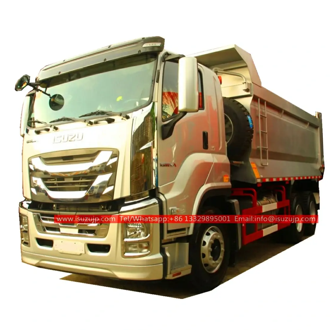 380HP ISUZU GIGA VC61 Tri Axle Mining Quarry Truck view 5