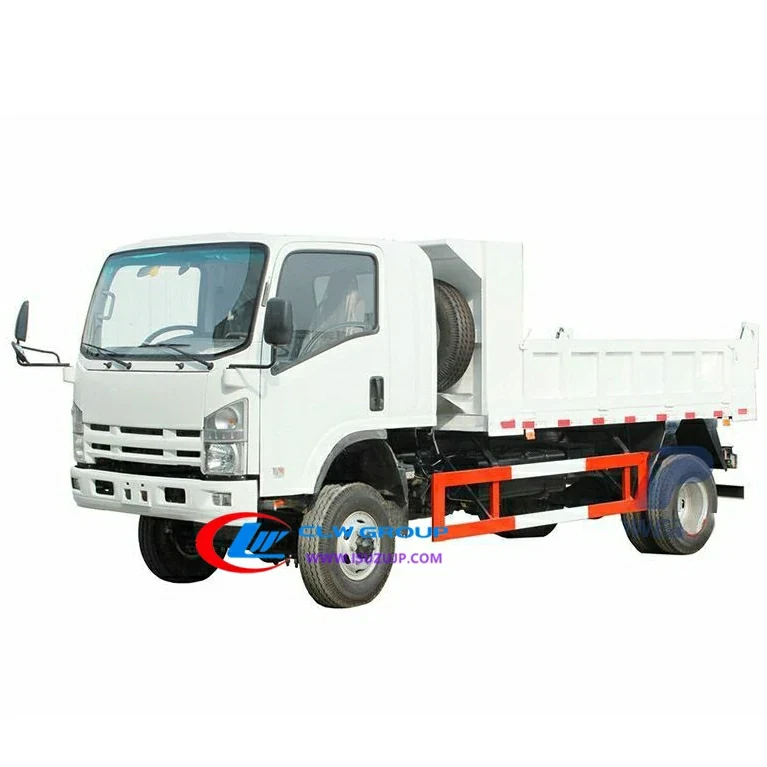 4 Wheel Drive ISUZU NQR 6 Tons Military Dump Truck with Sleeping Cabin for Sale view 5