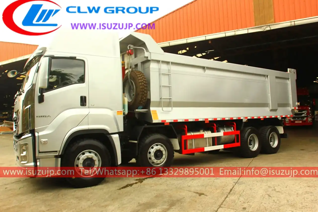 460HP ISUZU GIGA VC61 8×4 Biggest Dump Gravel Truck view 3