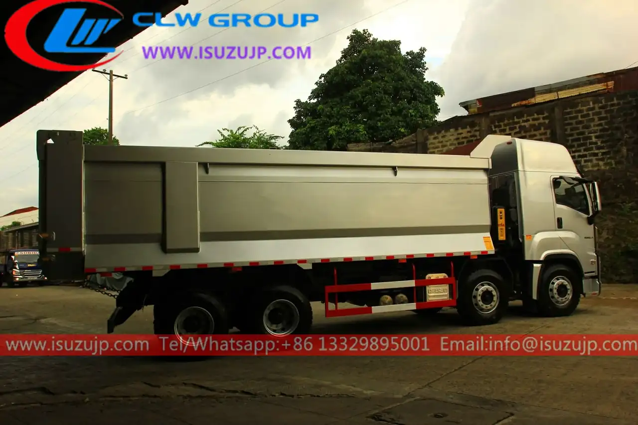 460HP ISUZU GIGA VC61 8×4 Biggest Dump Gravel Truck view 4