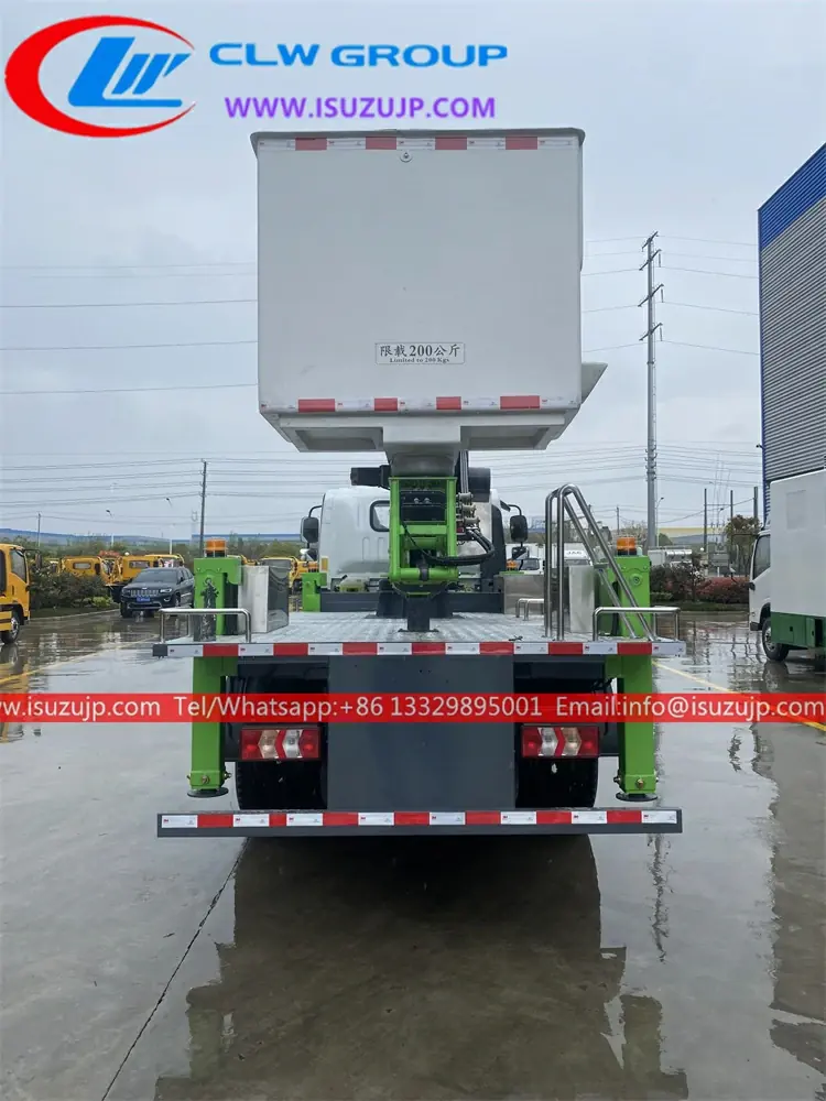 4×4 18meters ISUZU Telescopic Boom High-altitude Working Vehicle view 4