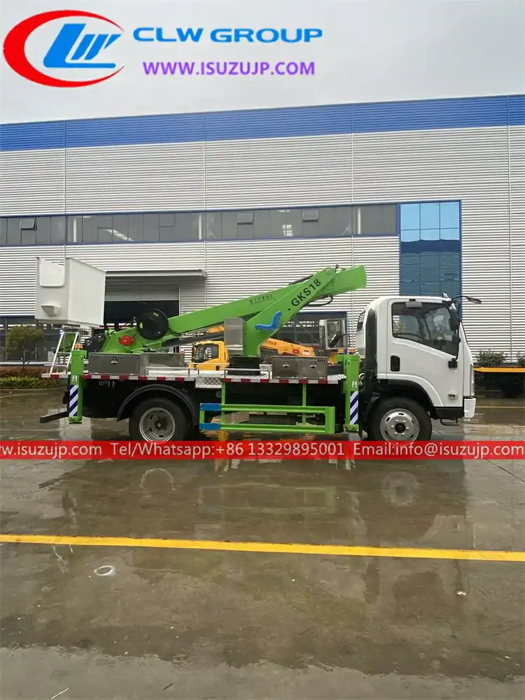 4×4 18meters ISUZU Telescopic Boom High-altitude Working Vehicle view 3