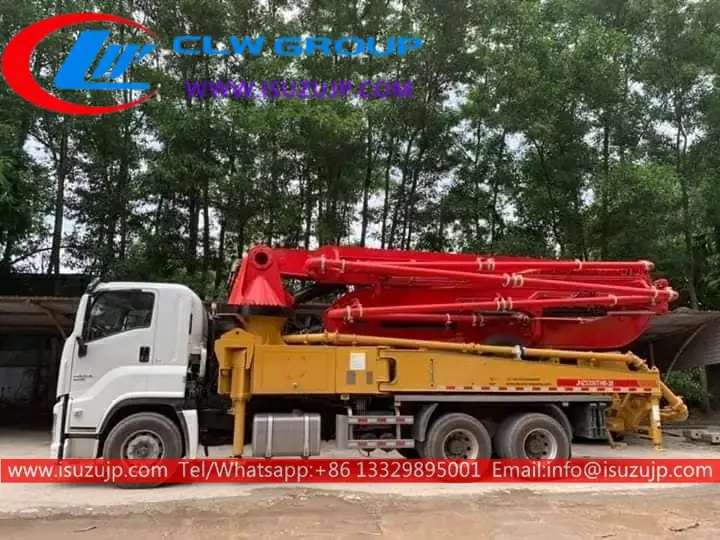 6×4 ISUZU GIGA 52meters Cement Pump Truck for Sale view 4