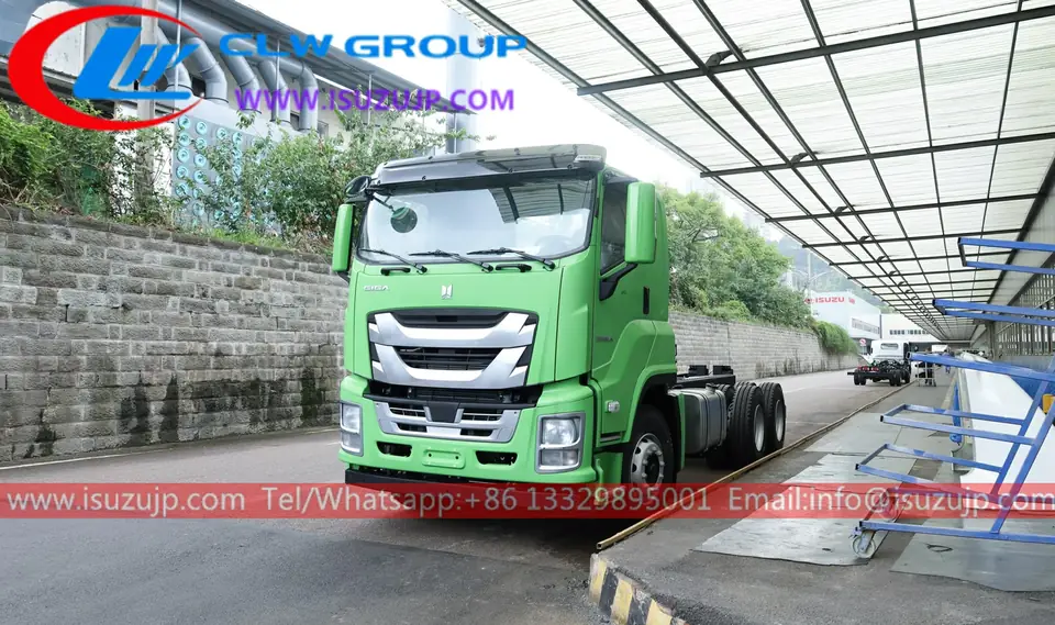 6×4 Qingling ISUZU GIGA VC61 300HP 20tons Truck Chassis view 3