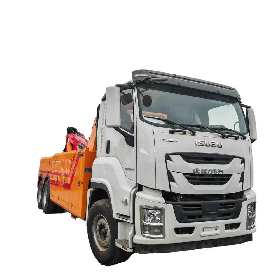 8×4 ISUZU GIGA 30 Ton Rollback Tow Recovery Wrecker Truck view 5