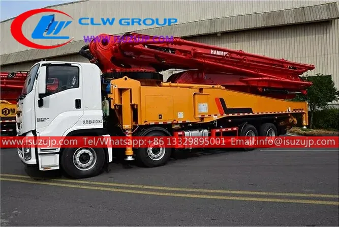 8×4 ISUZU GIGA 62meters Concrete Pump Truck for Sale view 4