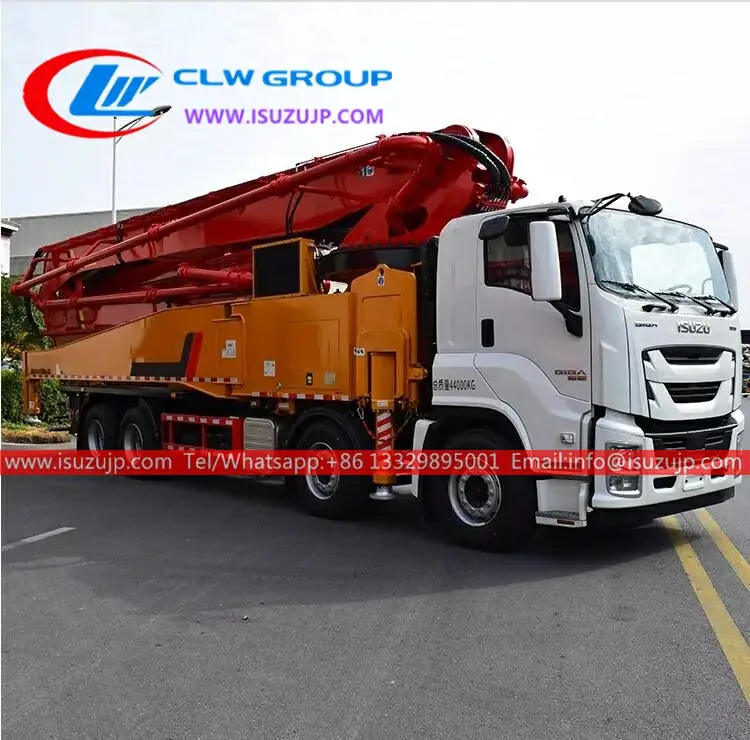 8×4 ISUZU GIGA 62meters Concrete Pump Truck for Sale