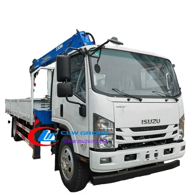 ISUZU GIGA Cargo Lorry Truck with 6 Tons XCMG Boom Crane