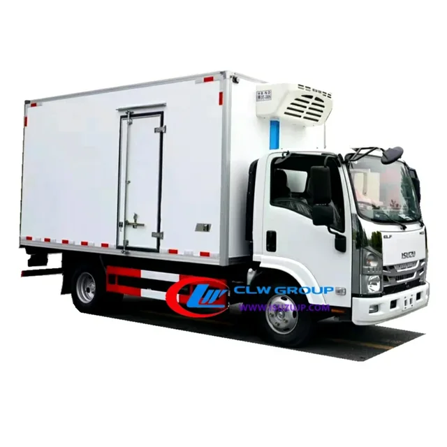 ISUZU ELF 7tons Fish Freezer Truck with Sleeping Cabin