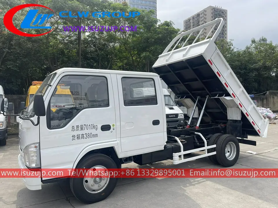 ISUZU 100P Double Cabin Small Mining Dump Truck view 3