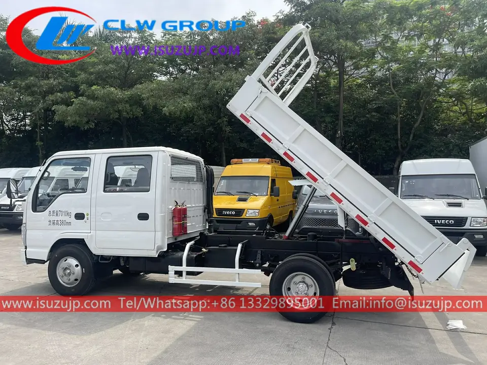 ISUZU 100P Double Cabin Small Mining Dump Truck view 4