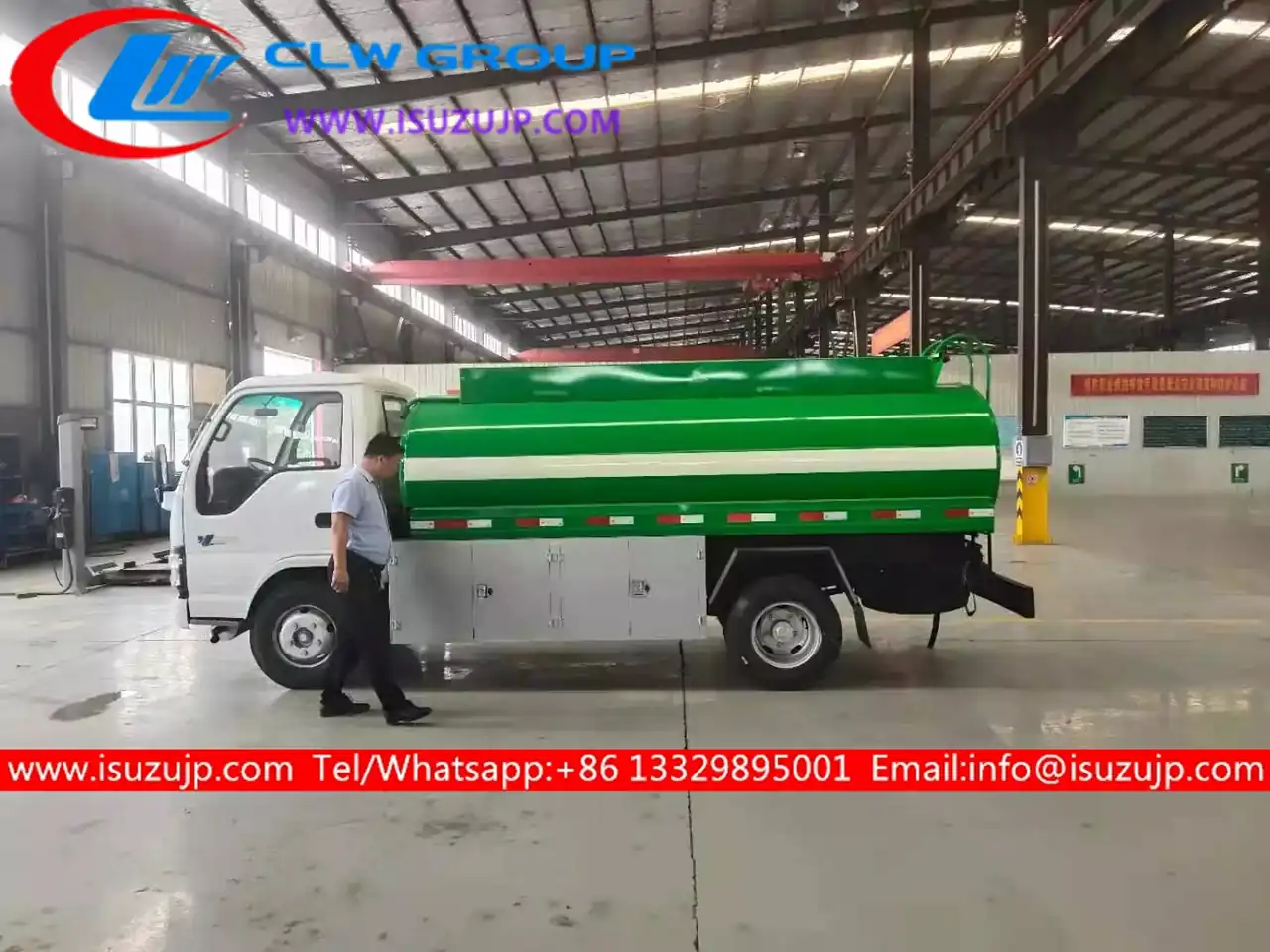 ISUZU 120HP 4tons Mobile Fuel Dispenser Truck view 3