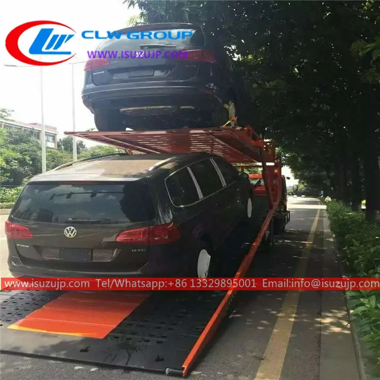 ISUZU 6 Tons One Towing Three Wrecker Truck view 3