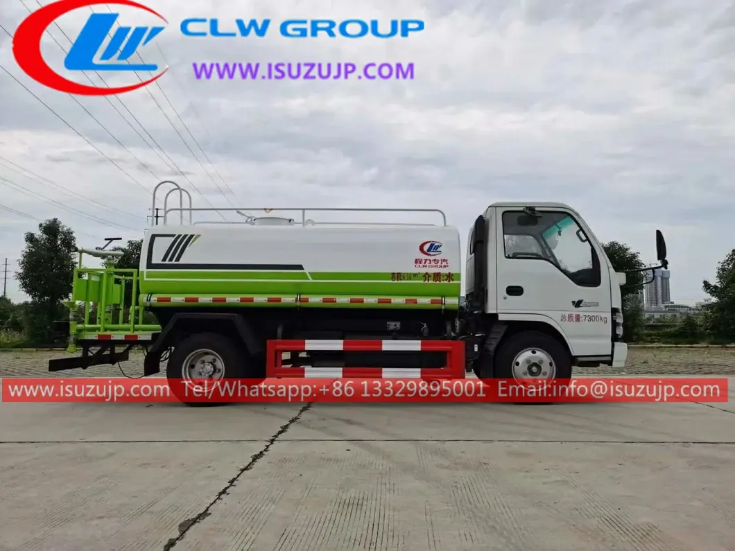 ISUZU 600P 6tons Delivery Water Tanker view 4