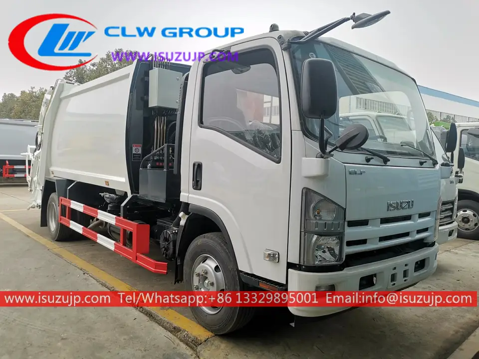 ISUZU ELF 5 Tons Waste Management Garbage Truck view 3