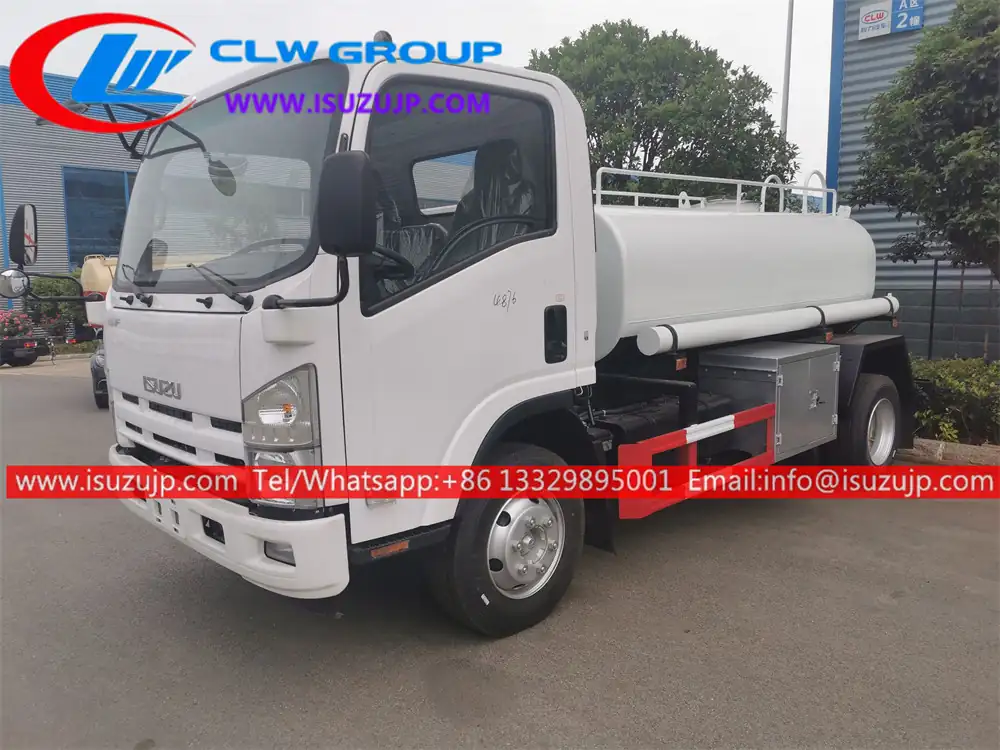 ISUZU ELF 5000liters Pure Water Supply and Distribution Truck for Sale Ethiopia view 4