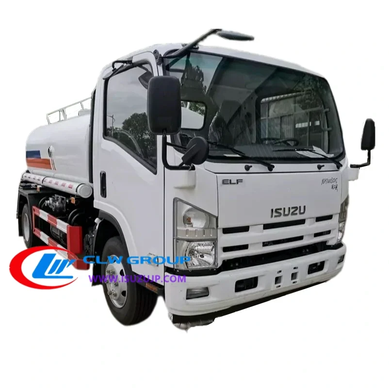 ISUZU ELF 6000liters Emergency Water Supply Truck view 5