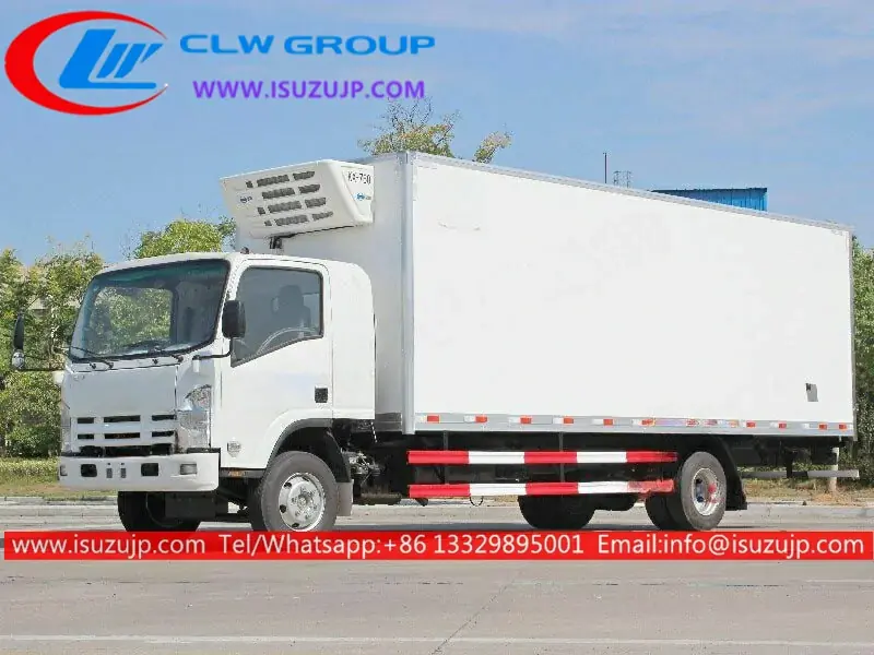 ISUZU ELF 7tons Fish Freezer Truck with Sleeping Cabin view 3