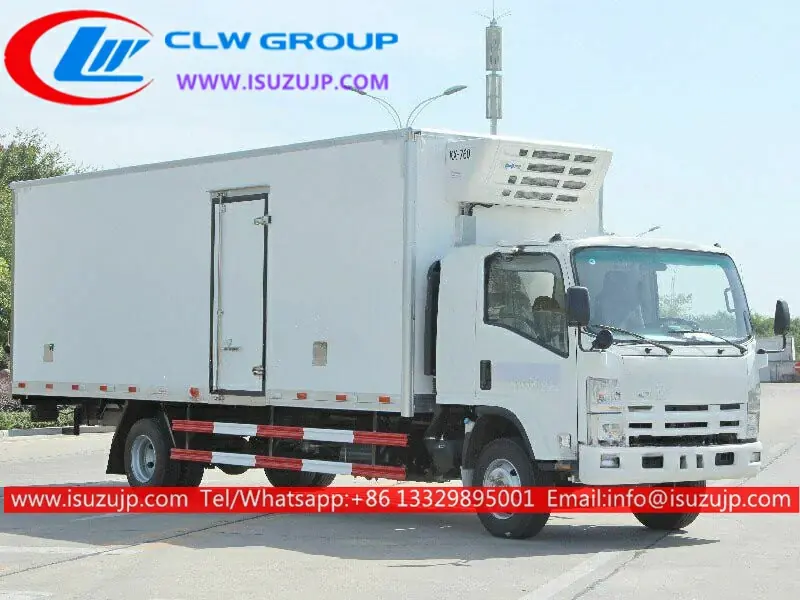 ISUZU ELF 7tons Fish Freezer Truck with Sleeping Cabin