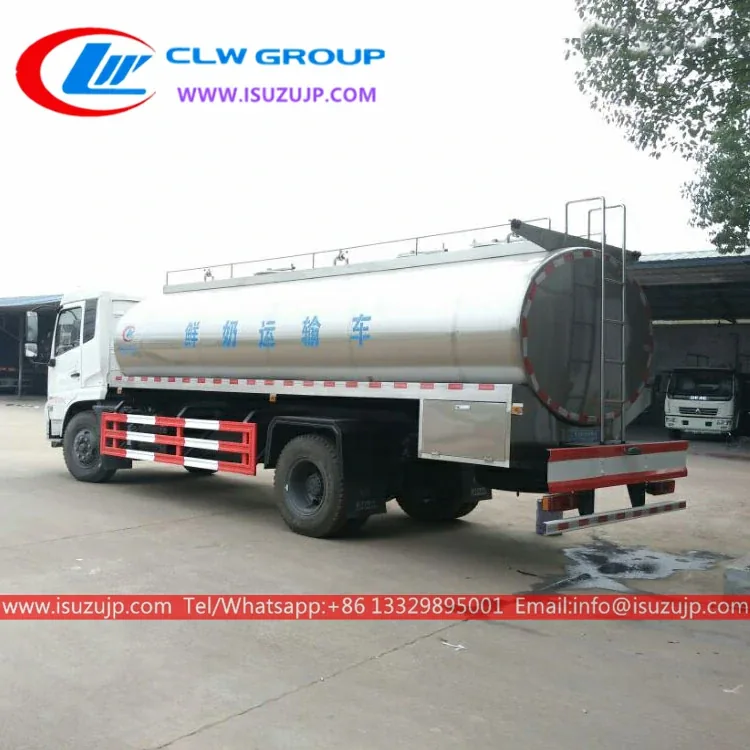 ISUZU FTR 12000liters Dairy Tanker Truck view 3