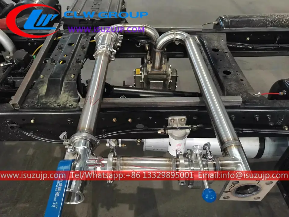 ISUZU FTR 12000liters Dairy Tanker Truck view 4